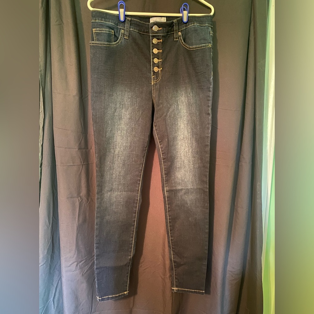 Crown & Ivy High-Rise Skinny Jeans Size 8